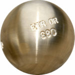 Boule ETR or bronze de la marque de boules de pétanque Unibloc