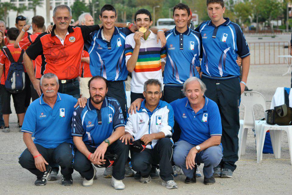 Diego Rizzi au Championnat du Monde de pétanque Junior à Kemer 
